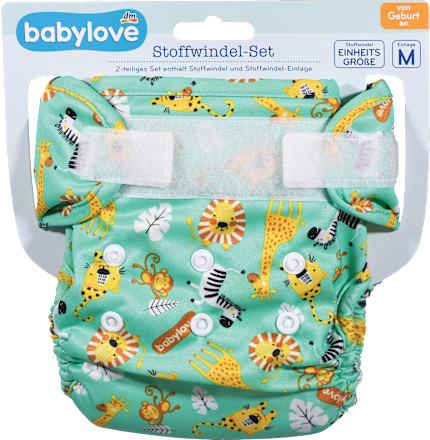 Set pralne plenice in bombažnega vložka, več različic babylove