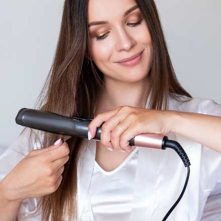 Hitzeschutzspray Langhaarmädchen