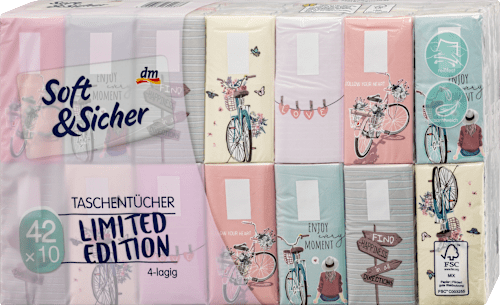Hygienické vreckovky Limited Edition 42x10 Soft&Sicher