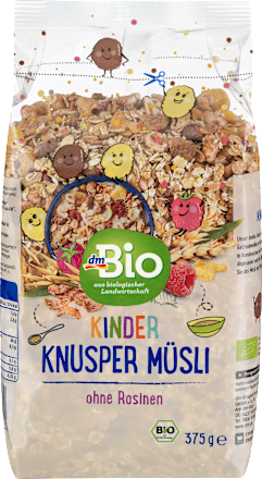 Knuspermüsli, ohne Rosinen Kinder dmBio