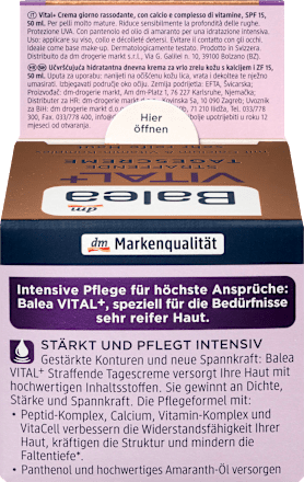 Gesichtscreme Vital+ Straffend Balea