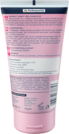 Gesichtsreinigung Hautrein 3in1 Balea