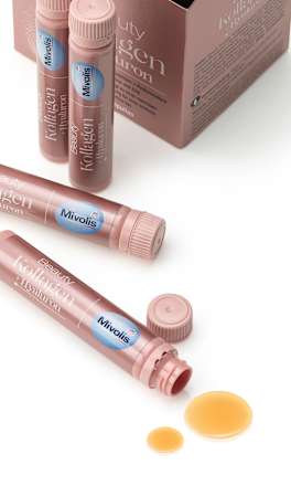 Beauty Collagen + Hyaluron, fiole pentru băut Mivolis