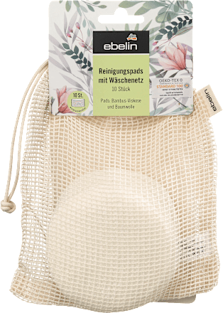 Reinigungspads mit Wäschenetz ebelin