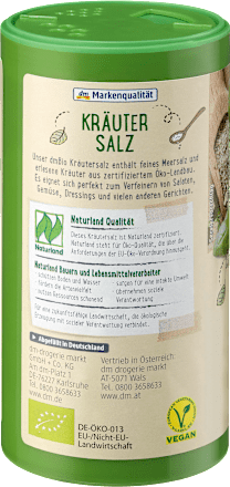 Kräutersalz, ohne Jod dmBio