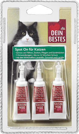 Ungezieferschutz Spot On für Katzen Dein Bestes