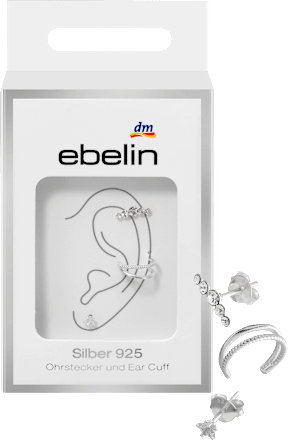 Ohrstecker und Ear Cuff 925 Silber ebelin