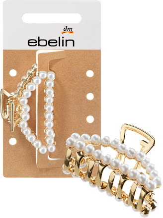 Haarspange mit Perlen ebelin