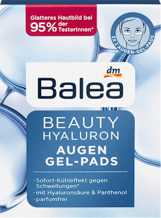 Beauty Hyaluron Augen Gel-Pads (3x2 Stück) Balea