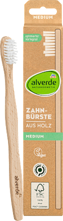 Lesena zobna ščetka, Medium alverde NATURKOSMETIK