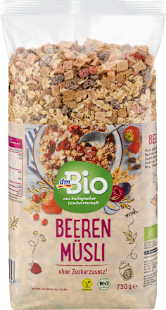 Müsli s bobuľovým ovocím dmBio