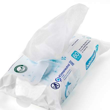 Feuchttücher mit 99% Wasser (4 x 80 Stück) babylove