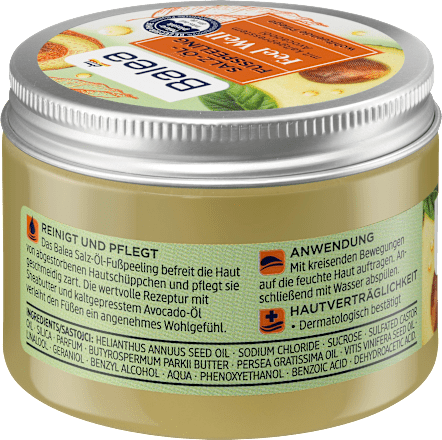 Peeling solno-olejowy do stóp Feel Well Balea