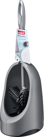 Toilettenbürste WC-Garnitur silber Profissimo