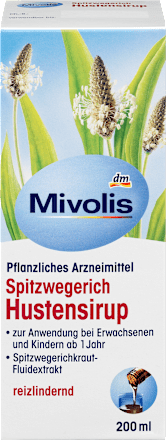 Spitzwegerich Hustensirup  Mivolis