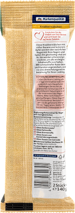 Gustari pentru rozătoare cu banane și mere Dein Bestes