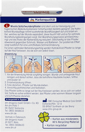 Schürfwundenpflaster 65 x 45 mm Mivolis