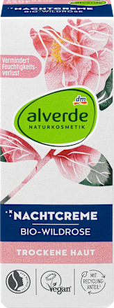 Nachtcreme Bio-Wildrose alverde NATURKOSMETIK