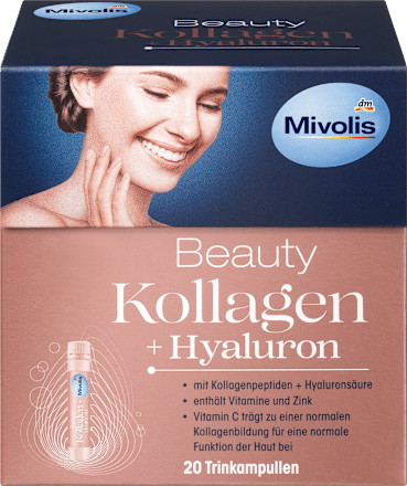 Beauty Collagen + Hyaluron, fiole pentru băut Mivolis
