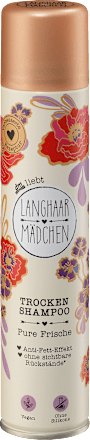 Trockenshampoo Langhaarmädchen