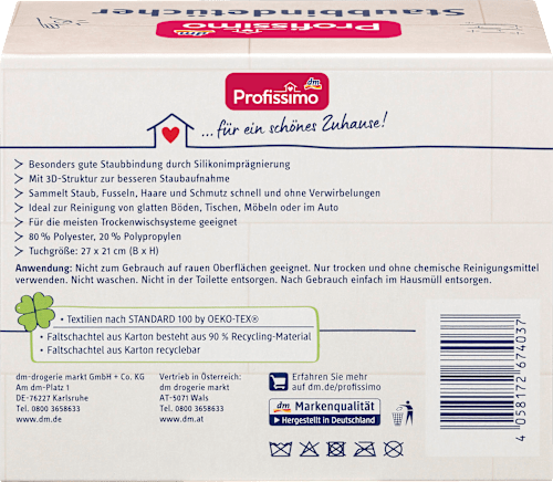 Staubbindetücher Profissimo