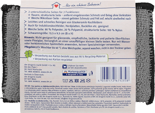 Gąbka do czyszczenia tworzyw szklano-ceramicznych Profissimo