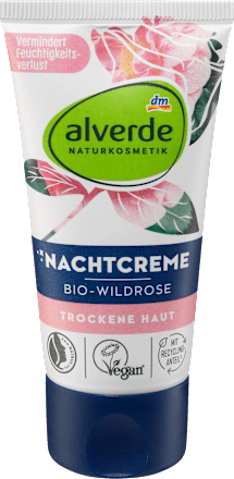 Nočný pleťový krém s bio divou ružou alverde NATURKOSMETIK