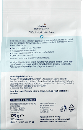 Kinderkeks Spekulatius ab 1 Jahr babylove