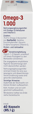Omega-3 1.000, Kapseln 60 St. Mivolis