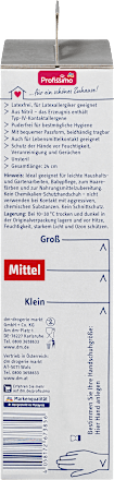 Rękawiczki jednorazowe bez lateksu, białe, M Profissimo