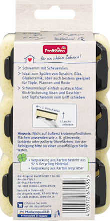 Geschirr- und Topfschwämme für Spülmittelspender Profissimo