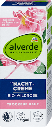 Krem do twarzy na noc do cery suchej alverde NATURKOSMETIK
