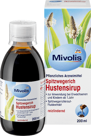 Spitzwegerich Hustensirup  Mivolis