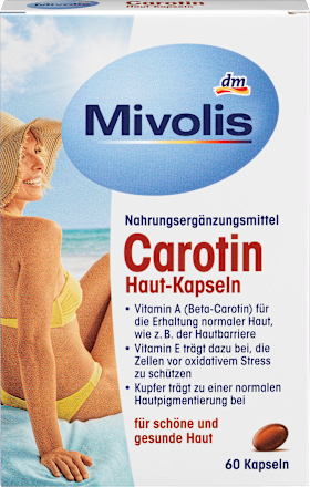 Carotin Haut-Kapseln 60 St. Mivolis