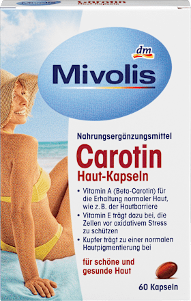 Carotin Haut-Kapseln 60 St. Mivolis