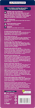 Einlegesohlen Fleecesohlen, Gr. 40/41 (1 Paar) Balea