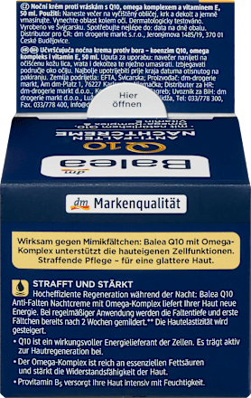 Nachtcreme Q10 Anti-Falten  Balea