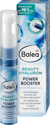 Beauty Hyaluron Power Booster hidratantni koncentrat za ublažavanje bora s hijaluronom i galangalom Balea