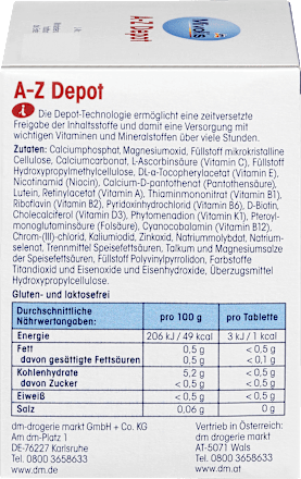 A-Z Depot, Tabletten, 100 St. Mivolis
