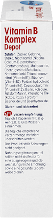 Vitamin B Komplex Depot, Kapseln 60 St Mivolis