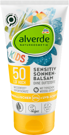 Sonnenmilch Kids sensitiv, LSF 50 alverde NATURKOSMETIK