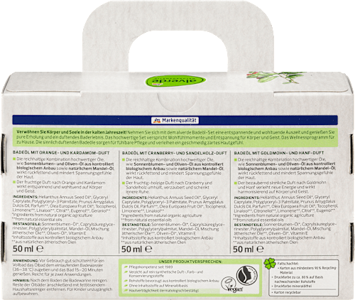 Geschenkset Badeöle 3x50ml* alverde NATURKOSMETIK