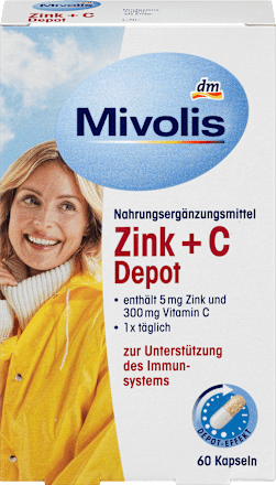 Zink + C Depot Kapseln 60 St. Mivolis