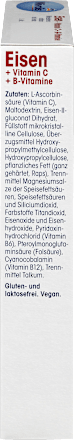 Eisen + Vitamin C + B-Vitamine, Tabletten, 40 St. Mivolis