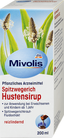 Spitzwegerich Hustensirup  Mivolis