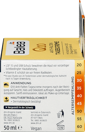 Q10 Anti-Falten Tagescreme Balea