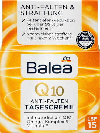 Q10 Anti-Falten Tagescreme Balea