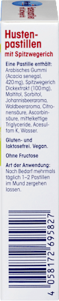 Husten-Pastillen mit Spitzwegerich Mivolis