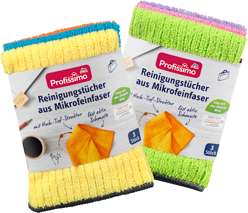 Reinigungstücher aus Mikrofeinfaser Profissimo