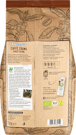 Bio szemes kávé Caffé Crema dmBio